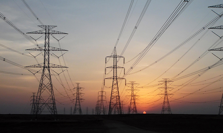 The 380㎸ Transmission Line Construction Project in Riyadh, Saudi Arabia, carried out by Hyundai E&C.